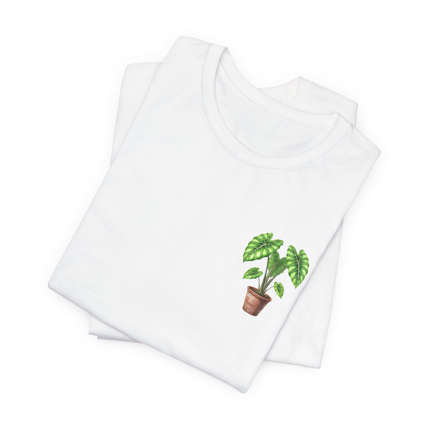 Pocket Alocasia - Elephant Ear Elegance Unisex Tee