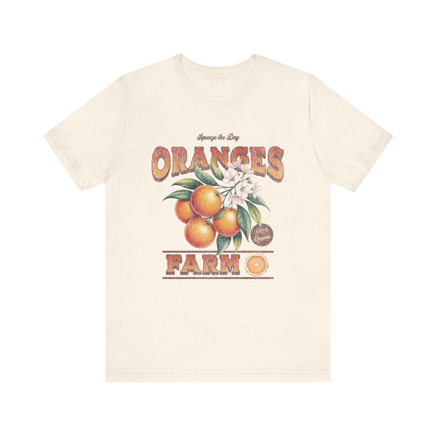 Vintage Orange Branch Unisex Tee