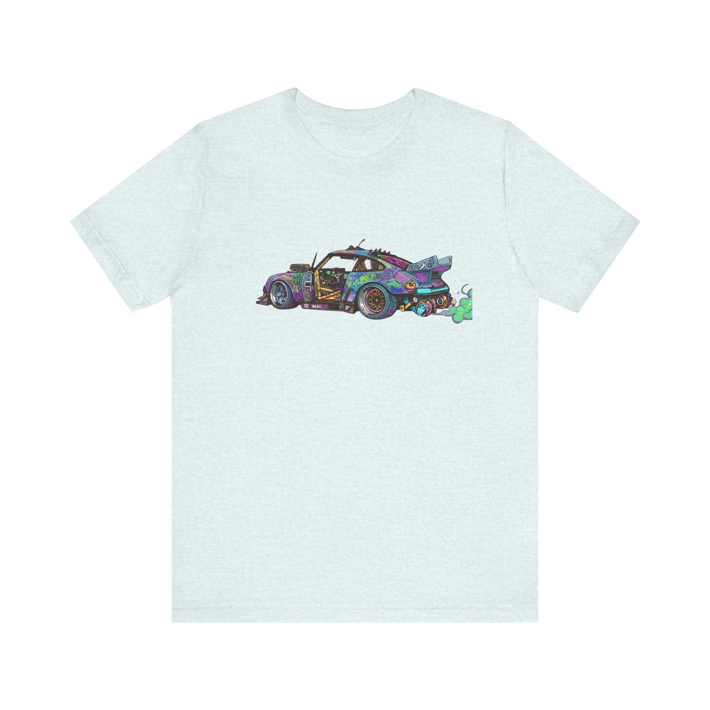Cyberpunk Street Art Racer Unisex Tee