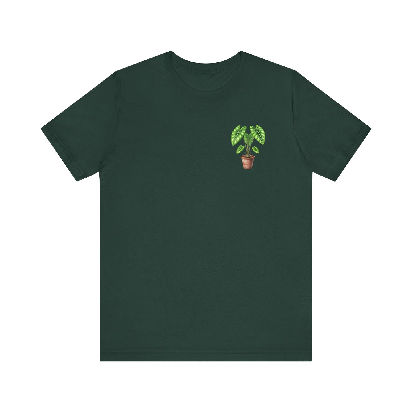 Pocket Alocasia - Elephant Ear Elegance Unisex Tee