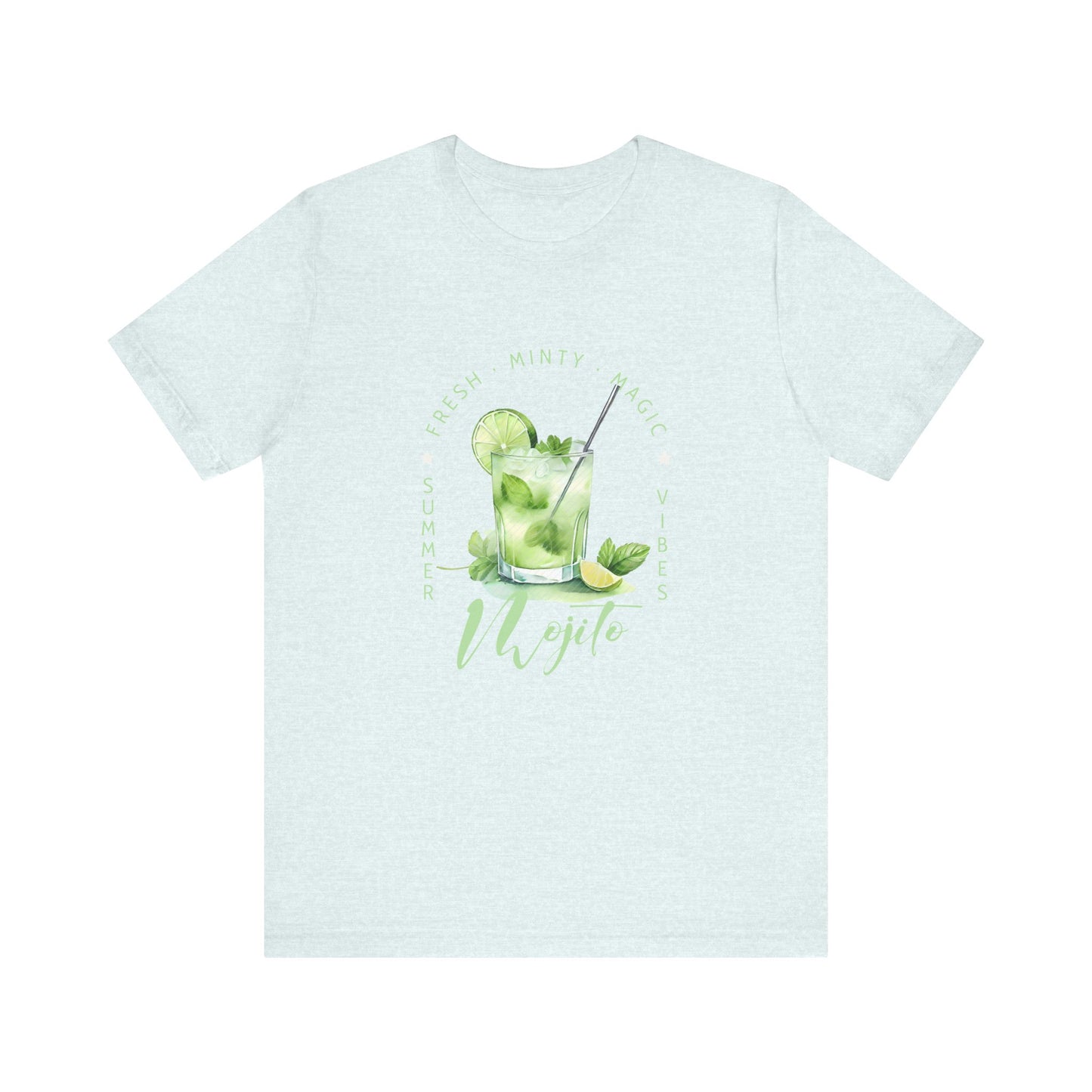Mojito Vibes T-Shirt – Fresh, Minty, Magic | Summer Cocktail Graphic Tee