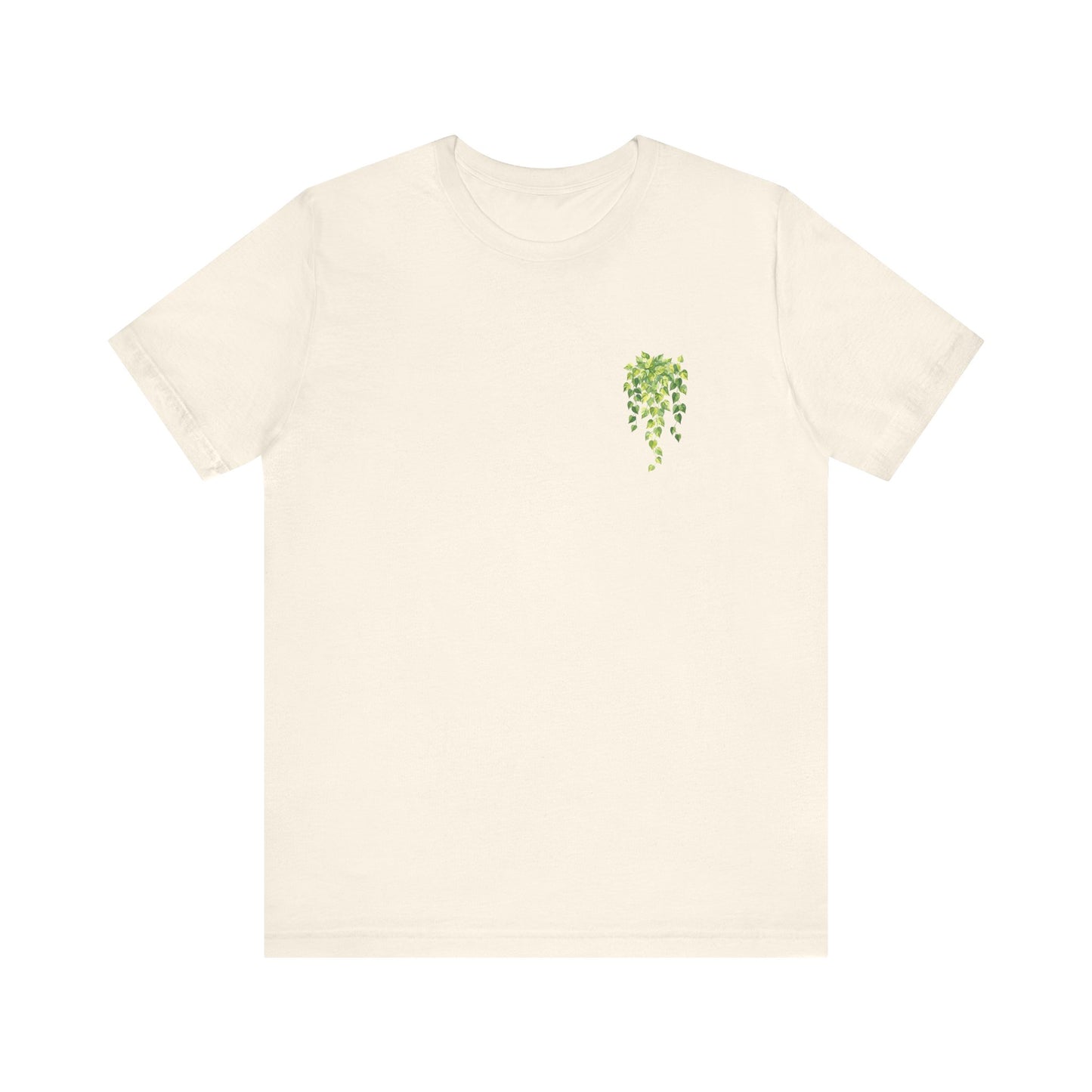 Pothos Pocket -Minimalist Vine Unisex Tee