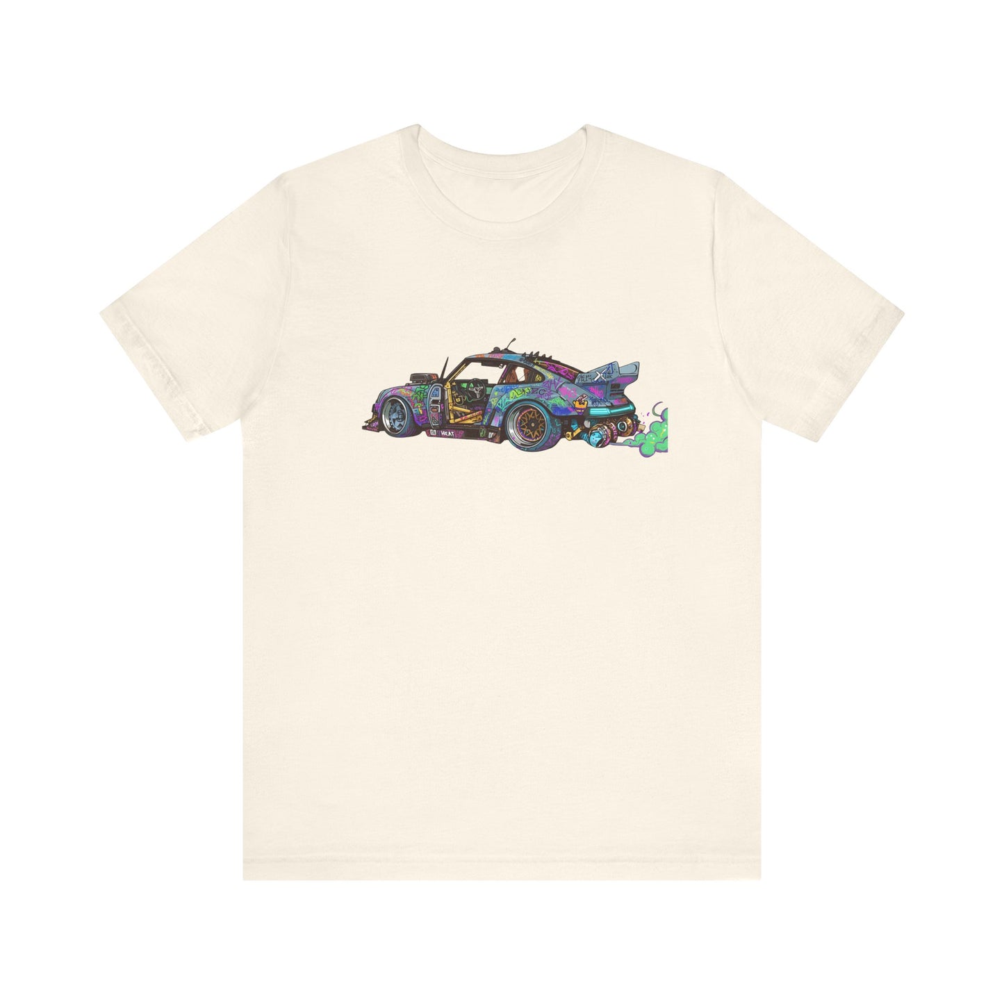 Cyberpunk Street Art Racer Unisex Tee
