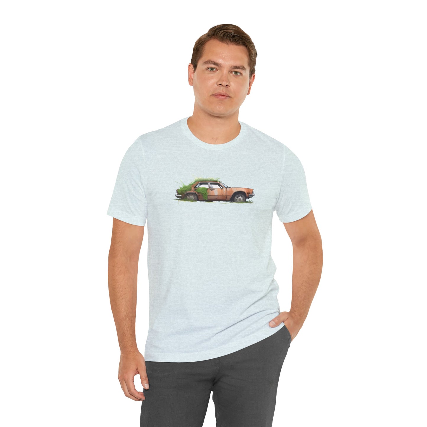 Abandoned Car T-Shirt Model 3