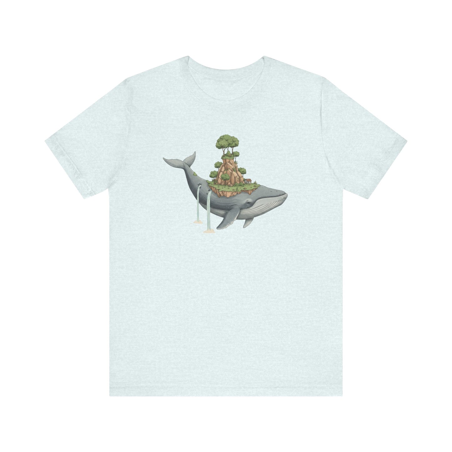 Whale Island Tee - Ethereal and Dreamy Unisex T-Shirt