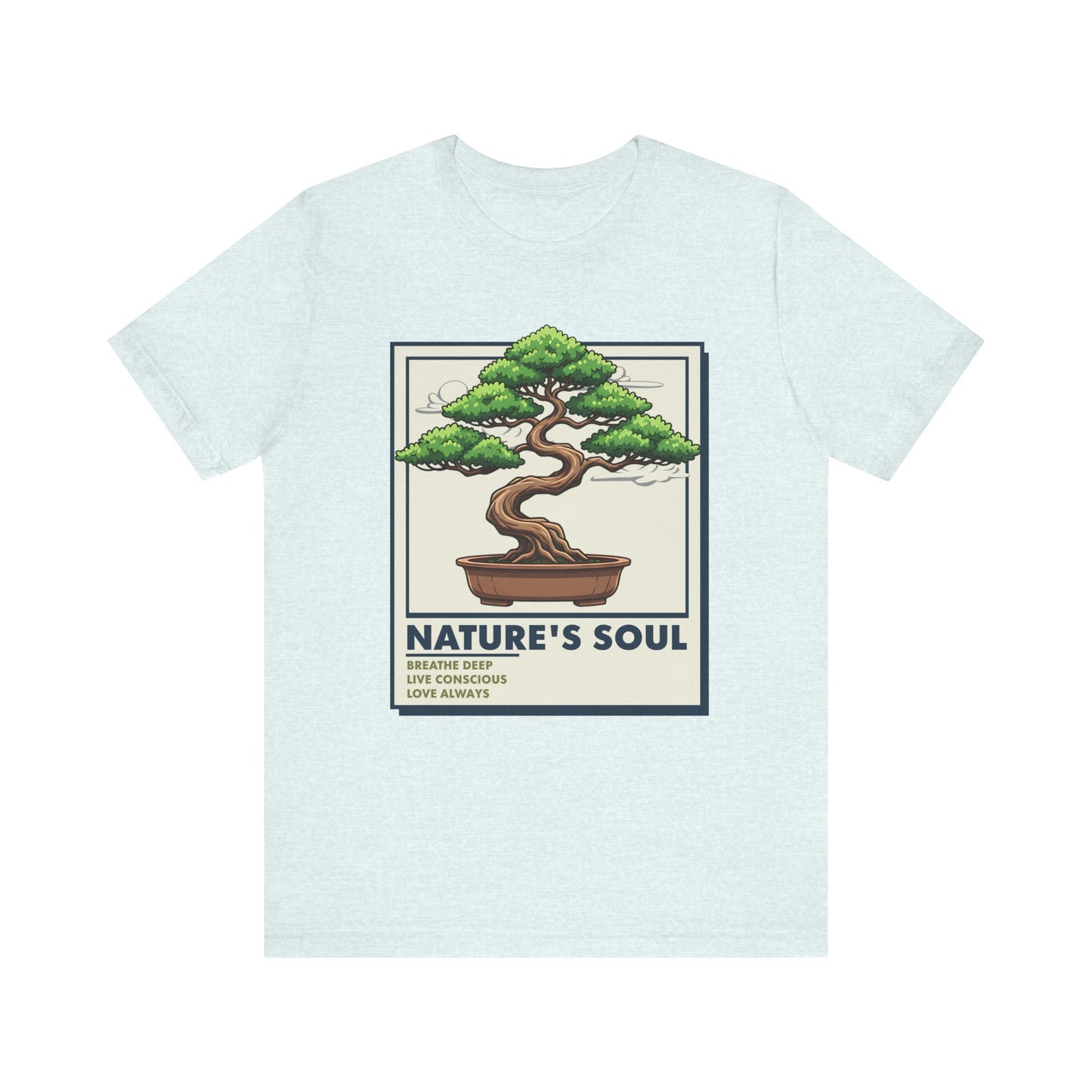 Zen Tee - Nature's Soul: Breathe Deep Short Sleeve Shirt