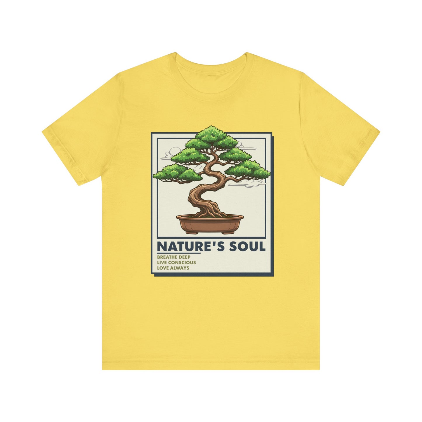 Zen Tee - Nature's Soul: Breathe Deep Short Sleeve Shirt