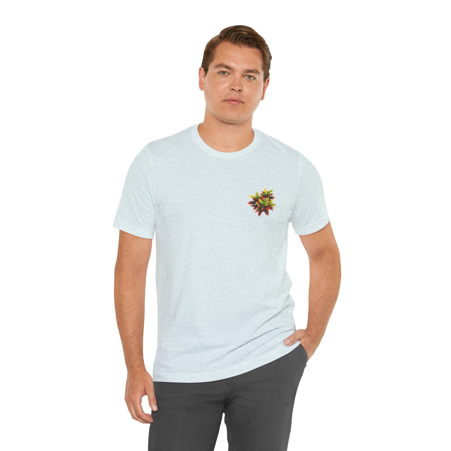 Pocket-sized Tropical Pop - Croton Unisex Tee