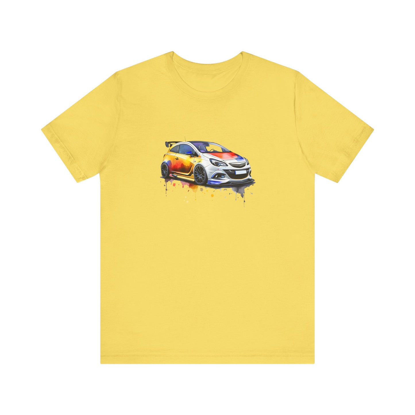 Colorful Street Racer Unisex Tee - Hot Hatch Design