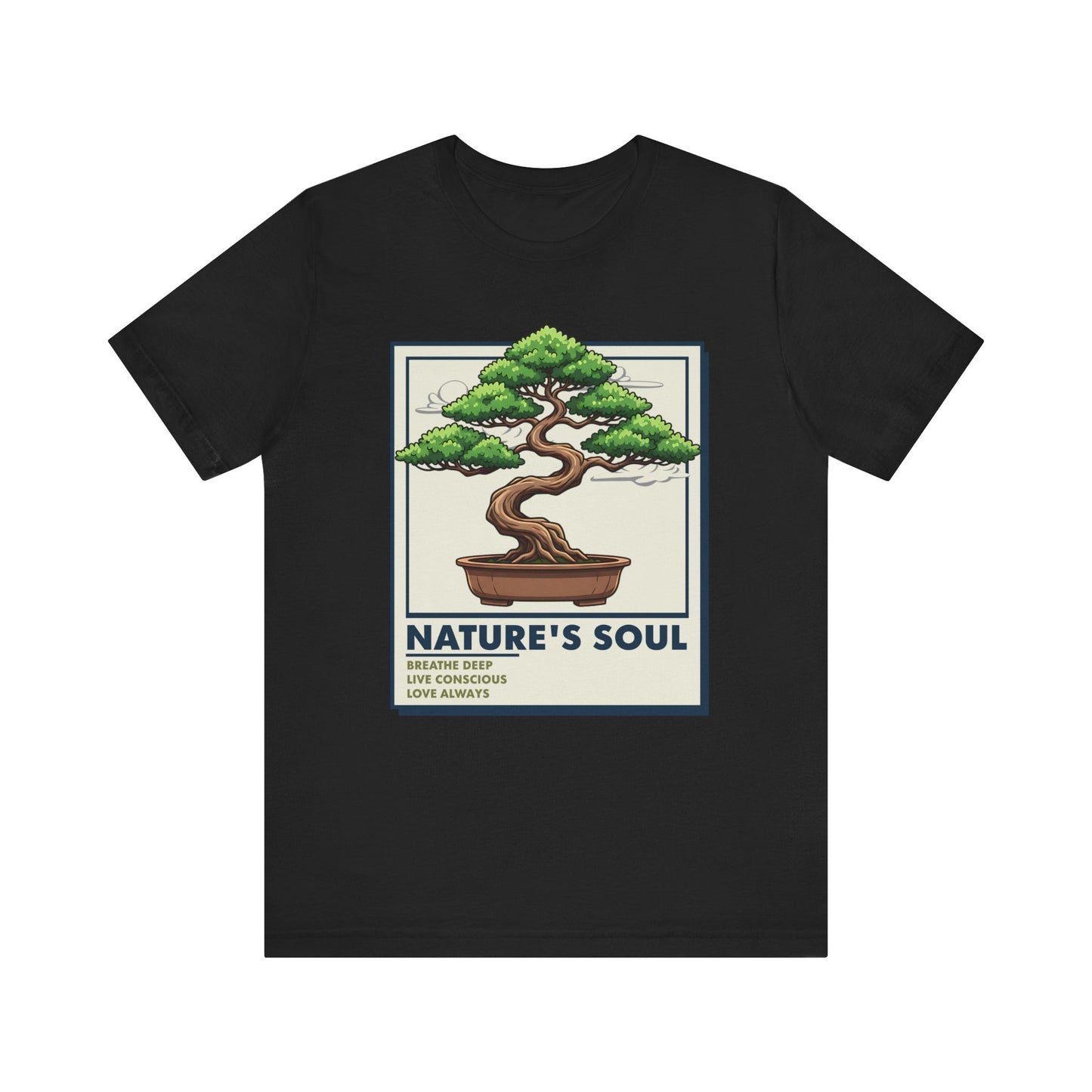 Zen Tee - Nature's Soul: Breathe Deep Short Sleeve Shirt