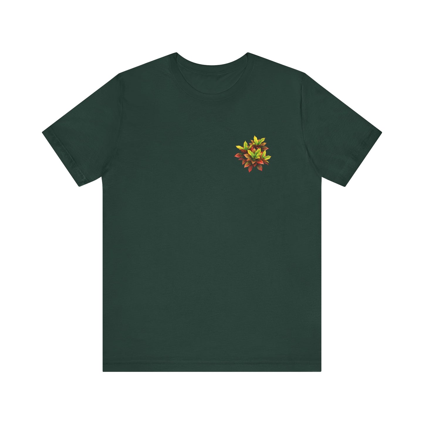 Pocket-sized Tropical Pop - Croton Unisex Tee