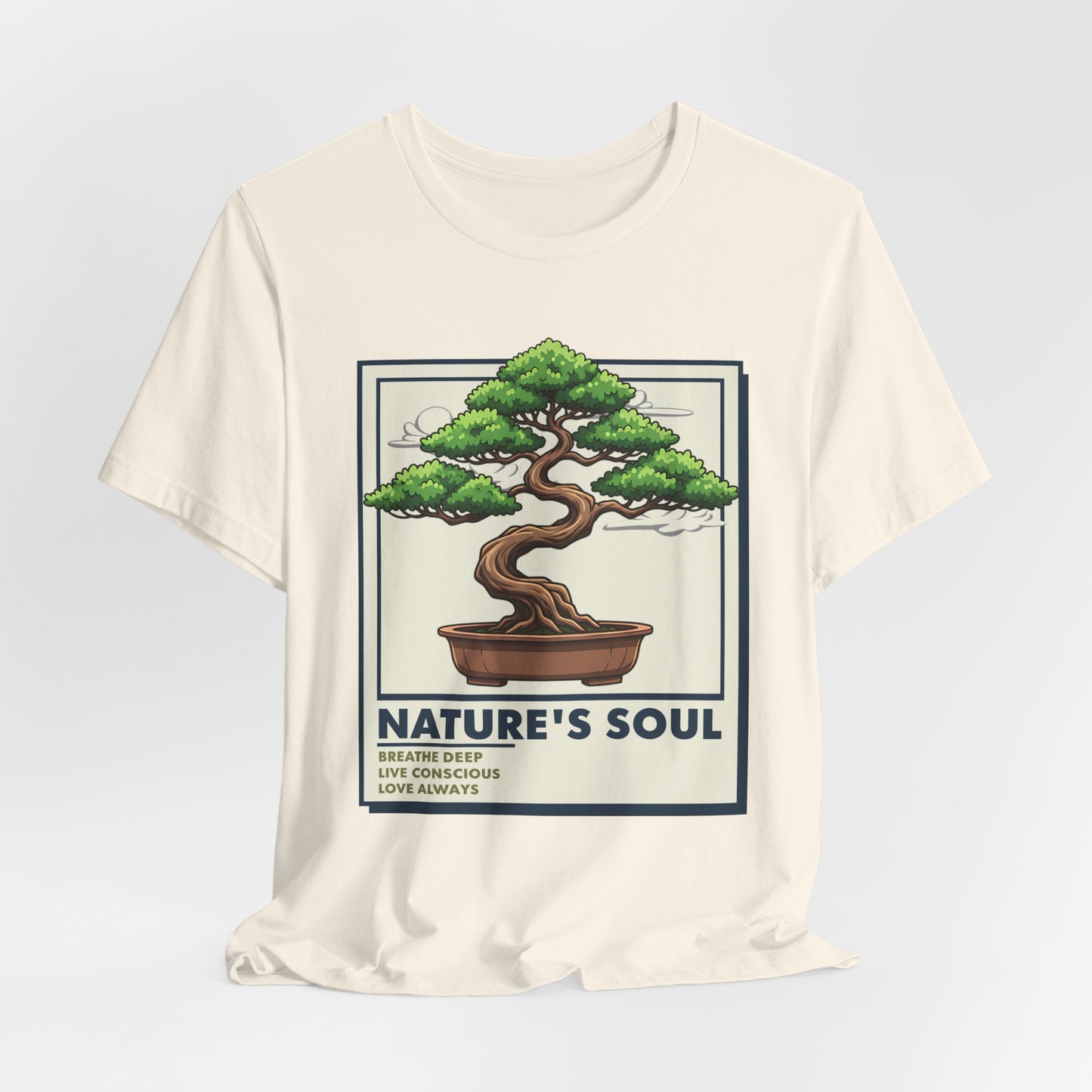 Zen Tee - Nature's Soul: Breathe Deep Short Sleeve Shirt