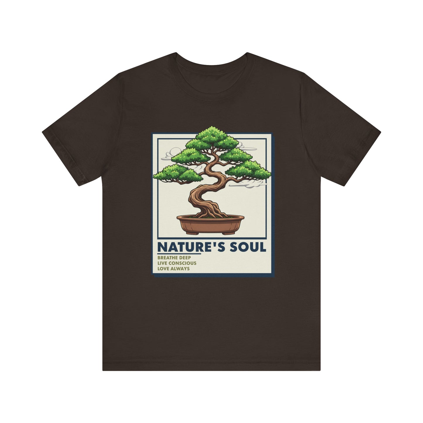 Zen Tee - Nature's Soul: Breathe Deep Short Sleeve Shirt