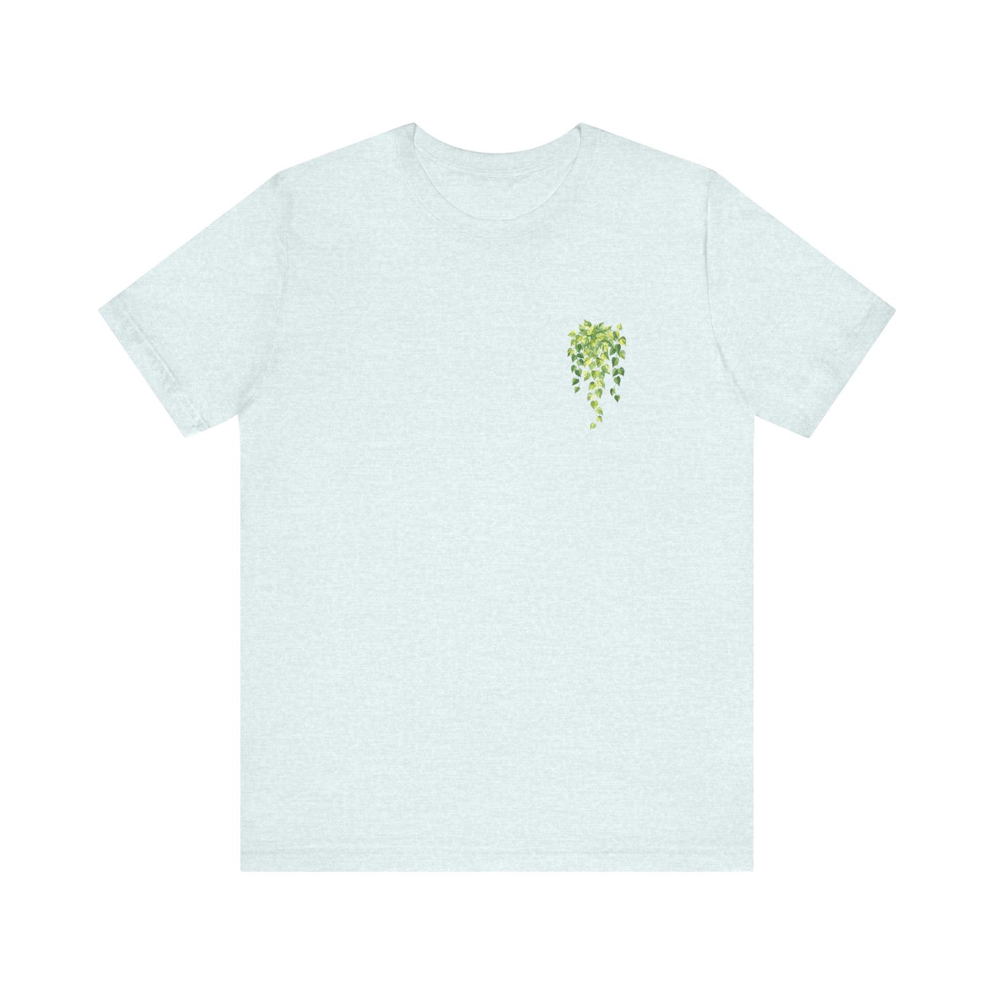 Pothos Pocket -Minimalist Vine Unisex Tee