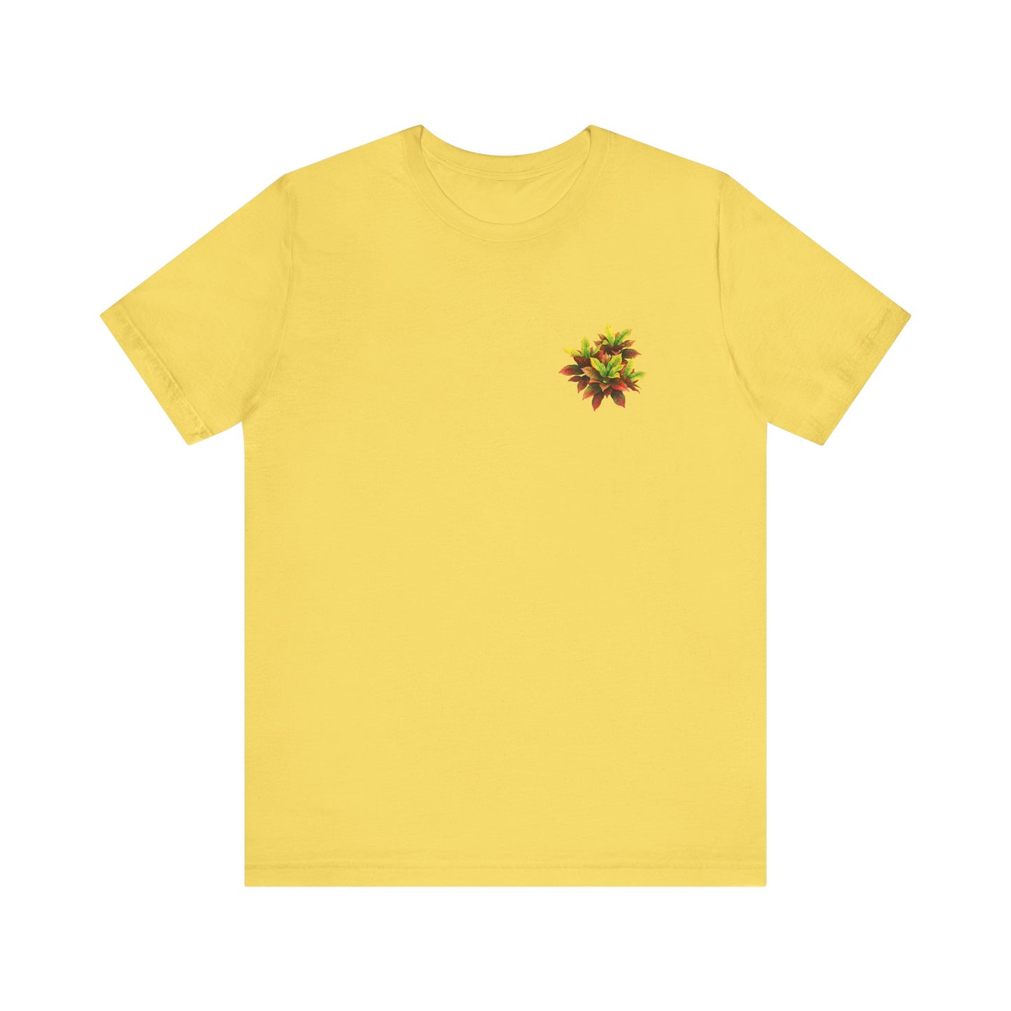 Pocket-sized Tropical Pop - Croton Unisex Tee