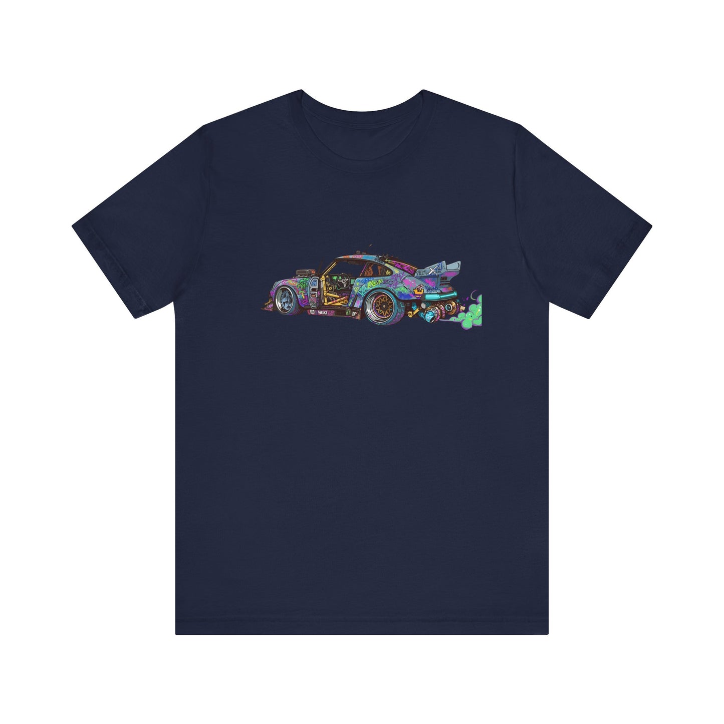Cyberpunk Street Art Racer Unisex Tee