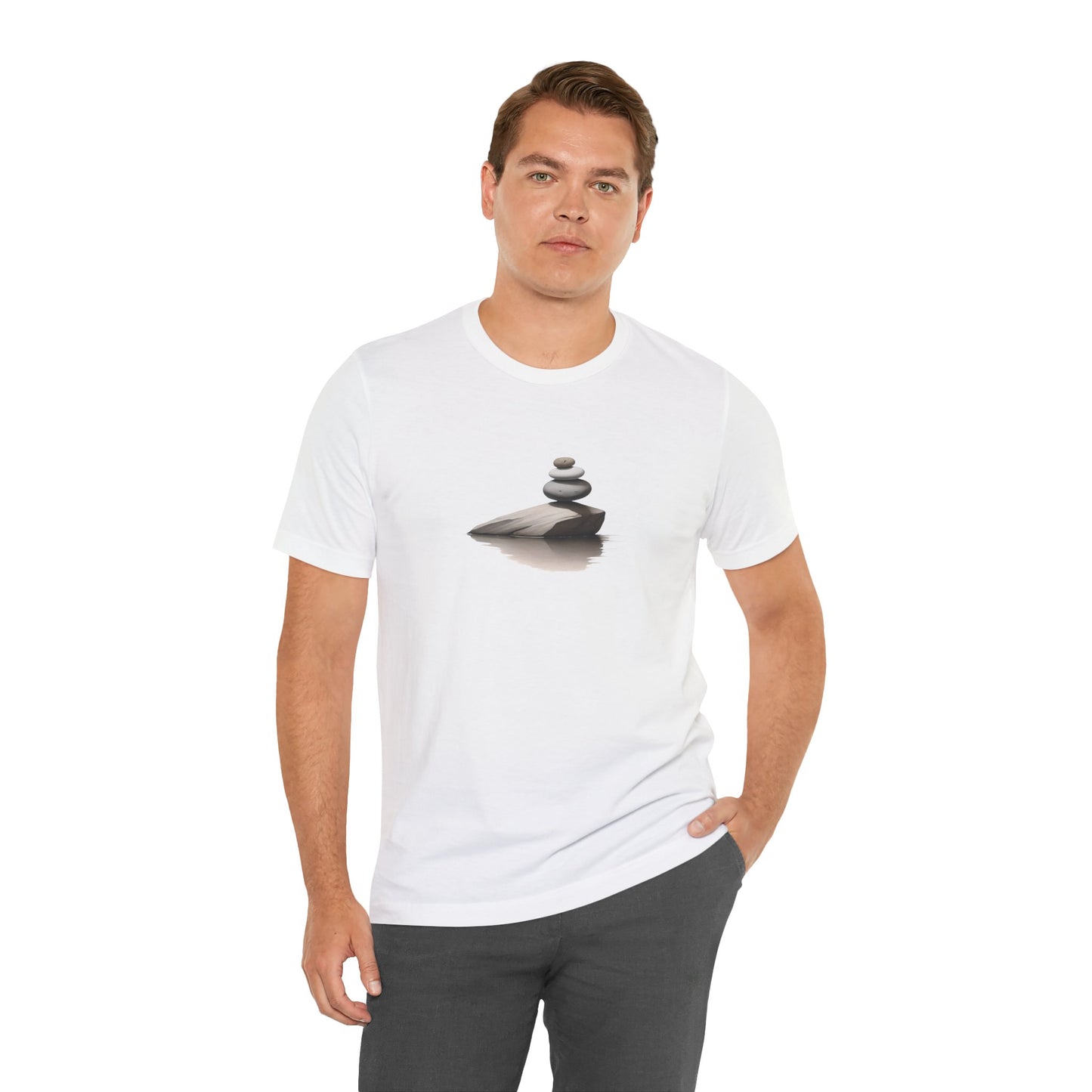 Balancing Rocks Tee T-Shirt Model 4