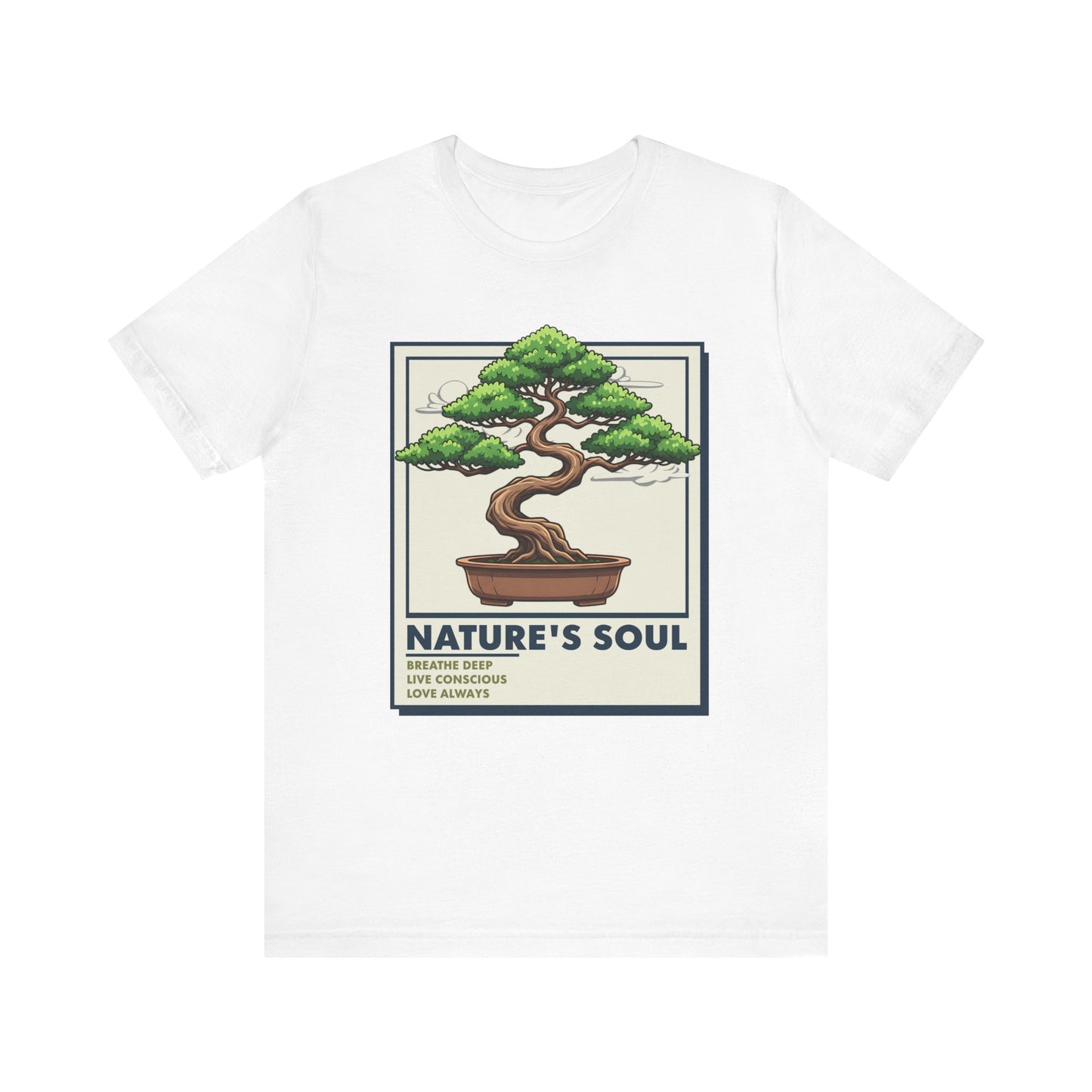 Zen Tee - Nature's Soul: Breathe Deep Short Sleeve Shirt