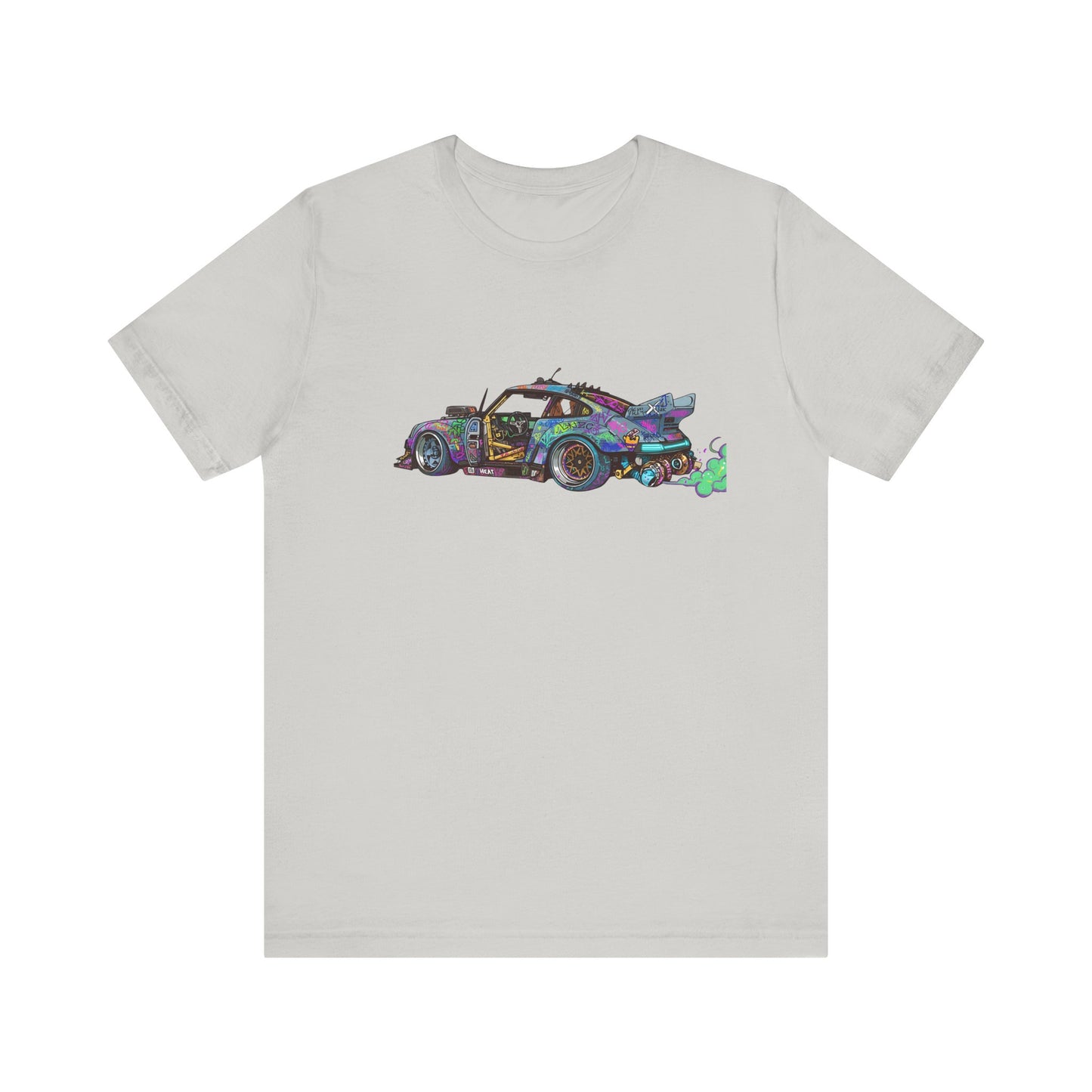 Cyberpunk Street Art Racer Unisex Tee