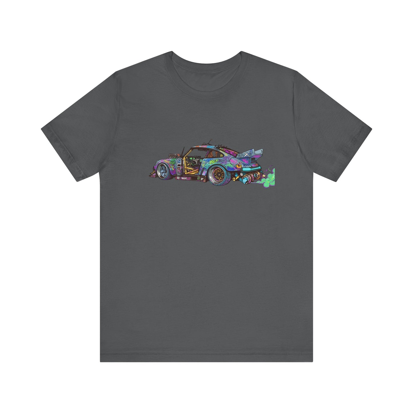 Cyberpunk Street Art Racer Unisex Tee
