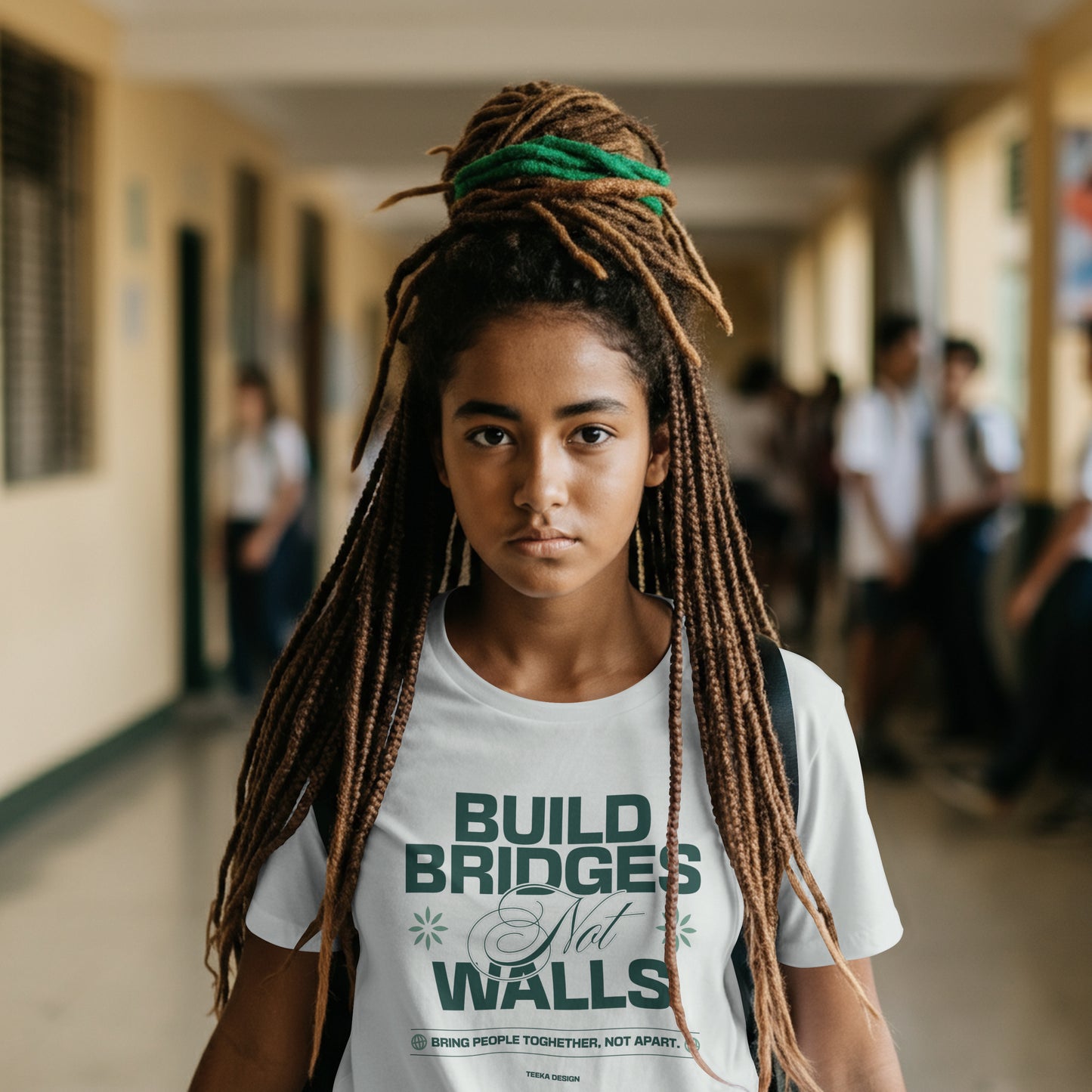 Build Bridges, Not Walls Graphic Unisex Tee