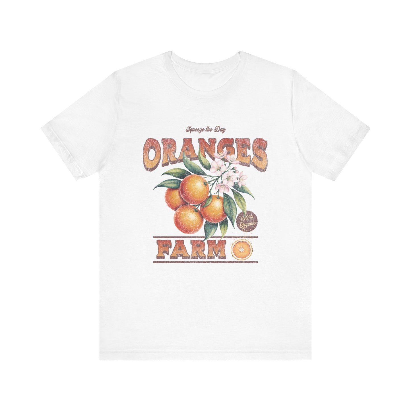 Vintage Orange Branch Unisex Tee