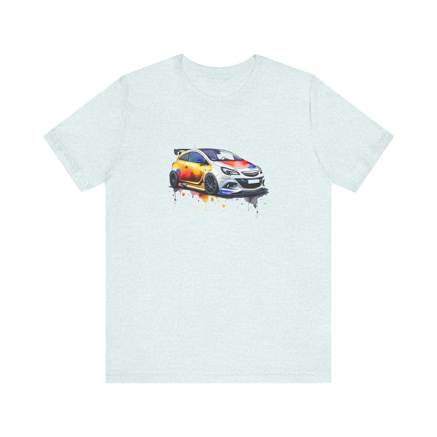 Colorful Street Racer Unisex Tee - Hot Hatch Design