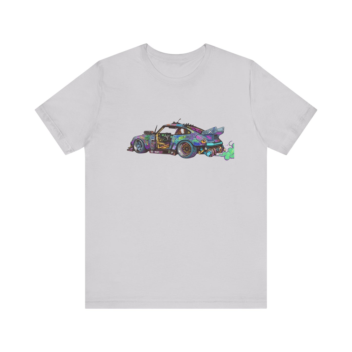 Cyberpunk Street Art Racer Unisex Tee
