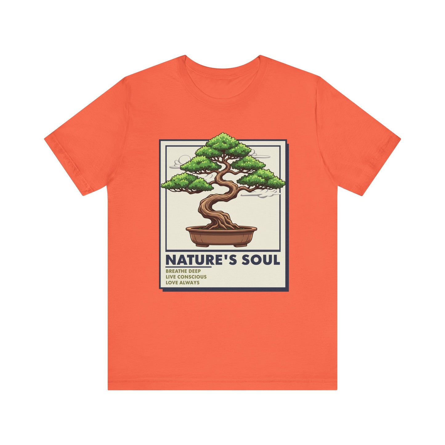 Zen Tee - Nature's Soul: Breathe Deep Short Sleeve Shirt