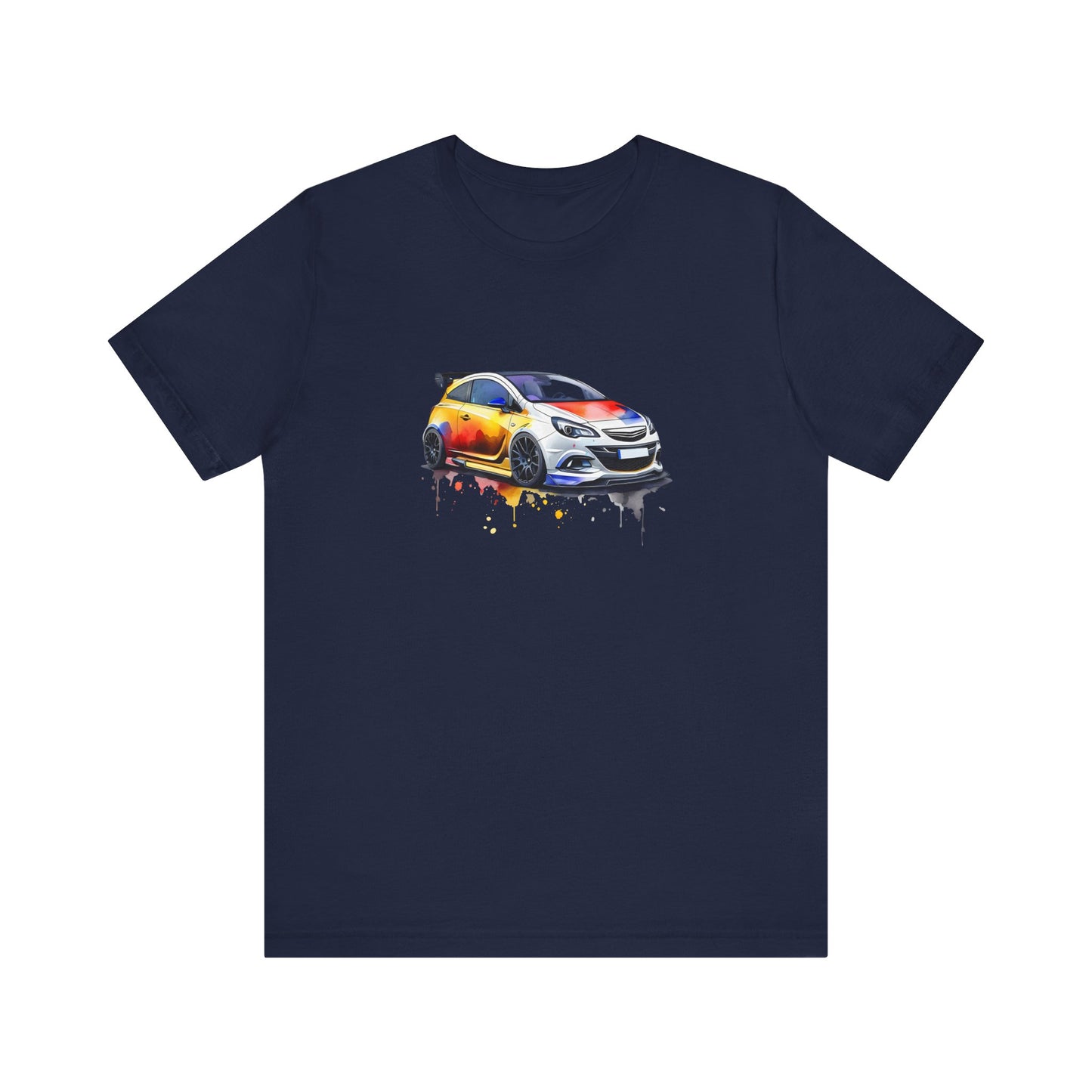 Colorful Street Racer Unisex Tee - Hot Hatch Design