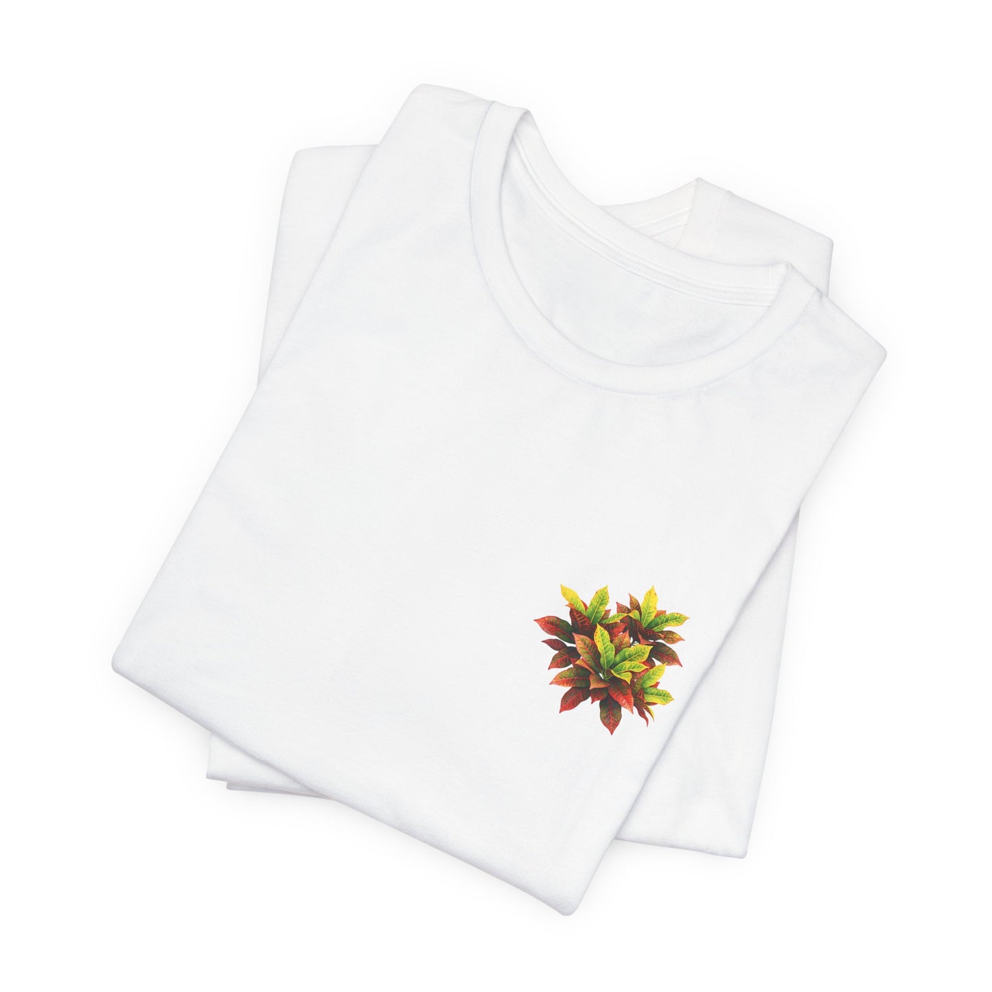 Pocket-sized Tropical Pop - Croton Unisex Tee