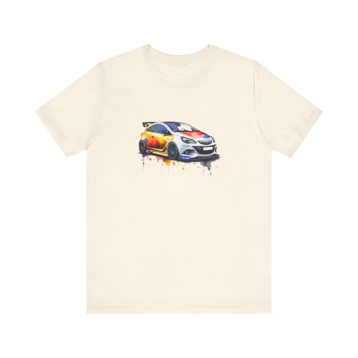 Colorful Street Racer Unisex Tee - Hot Hatch Design