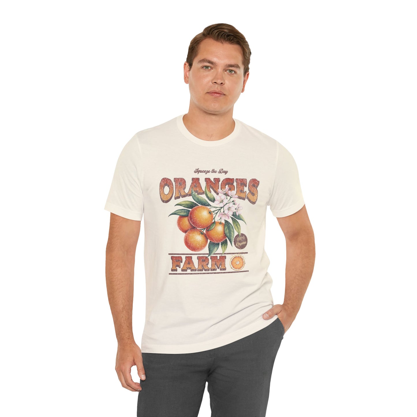Vintage Orange Branch Unisex Tee