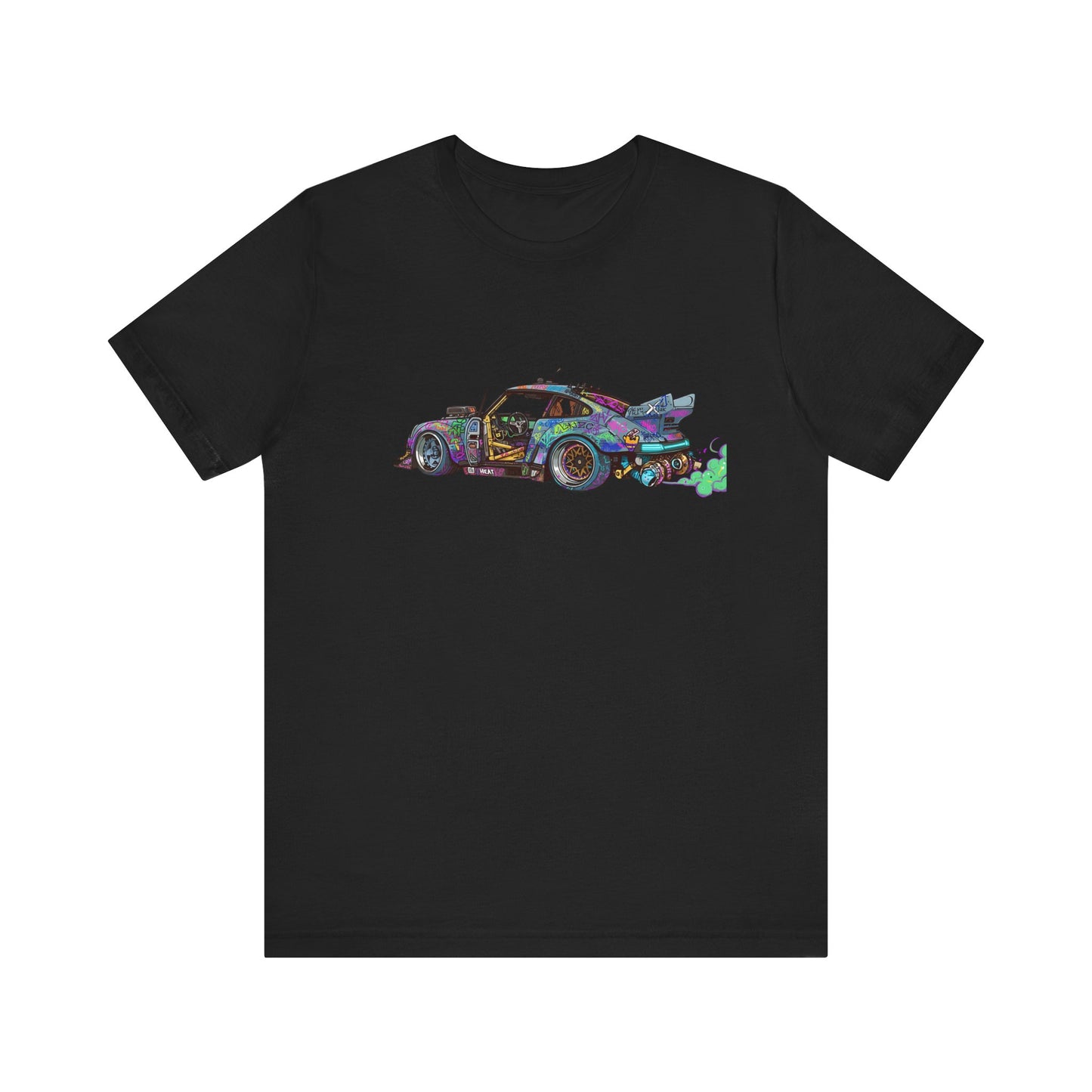 Cyberpunk Street Art Racer Unisex Tee
