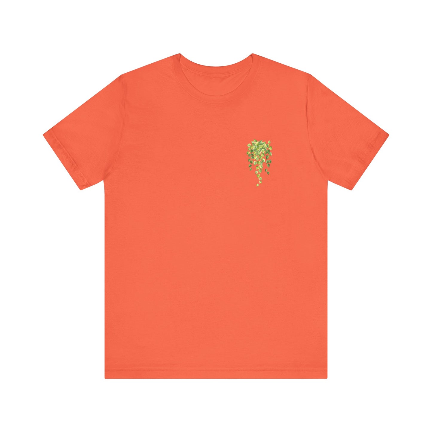 Pothos Pocket -Minimalist Vine Unisex Tee