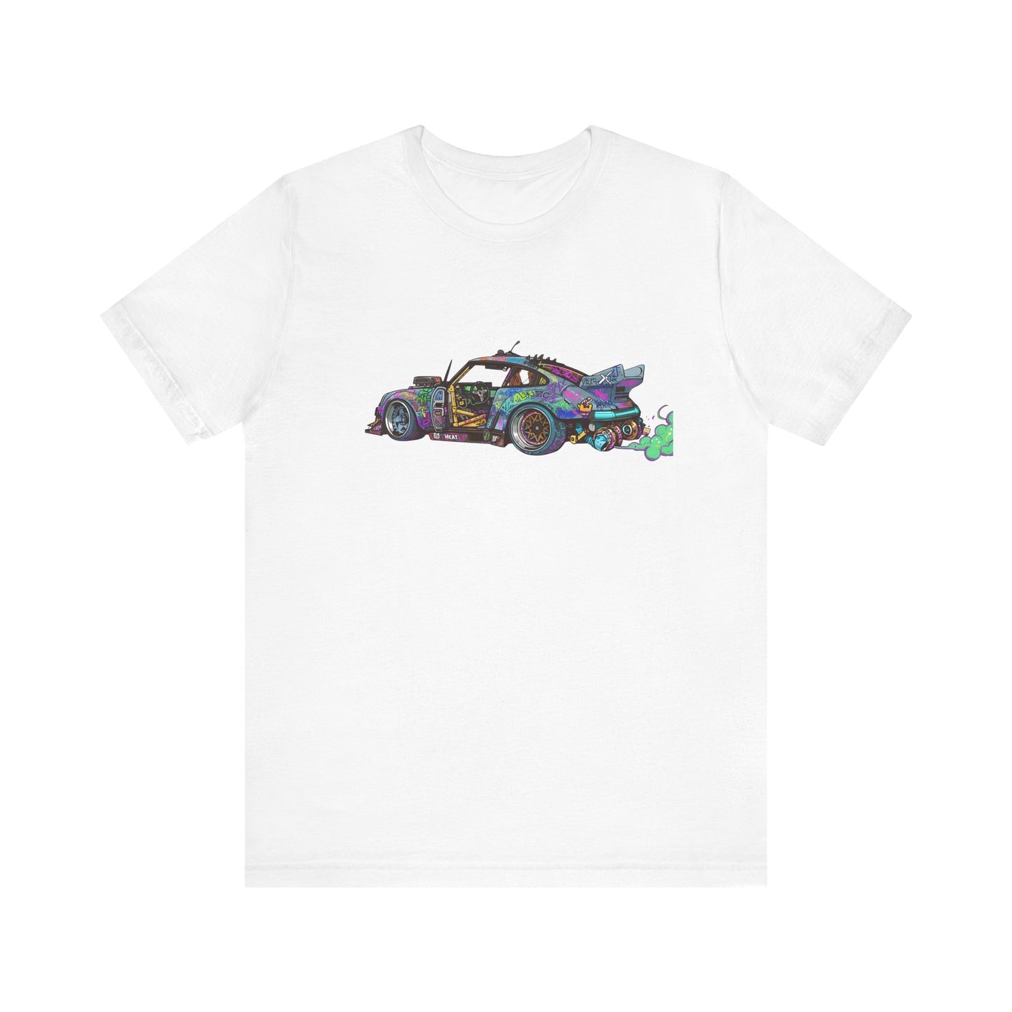 Cyberpunk Street Art Racer Unisex Tee