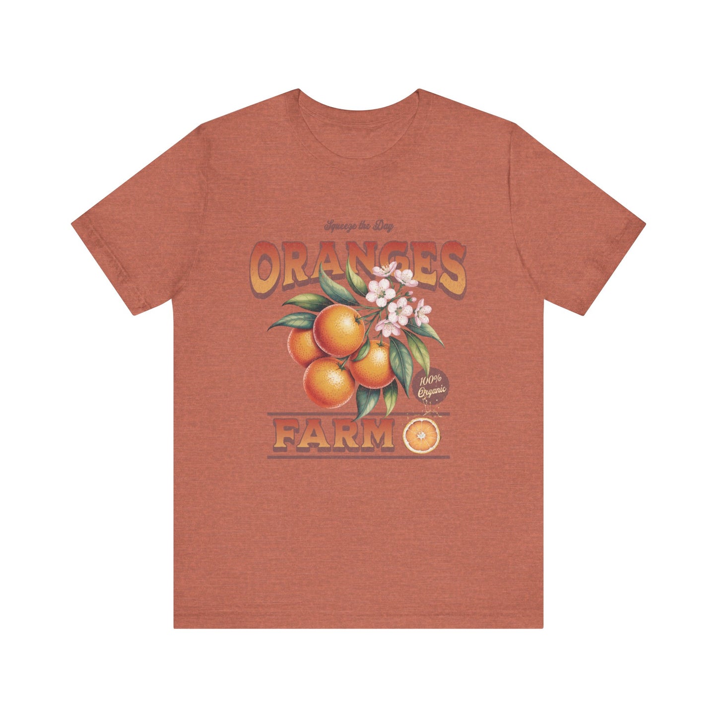 Vintage Orange Branch Unisex Tee