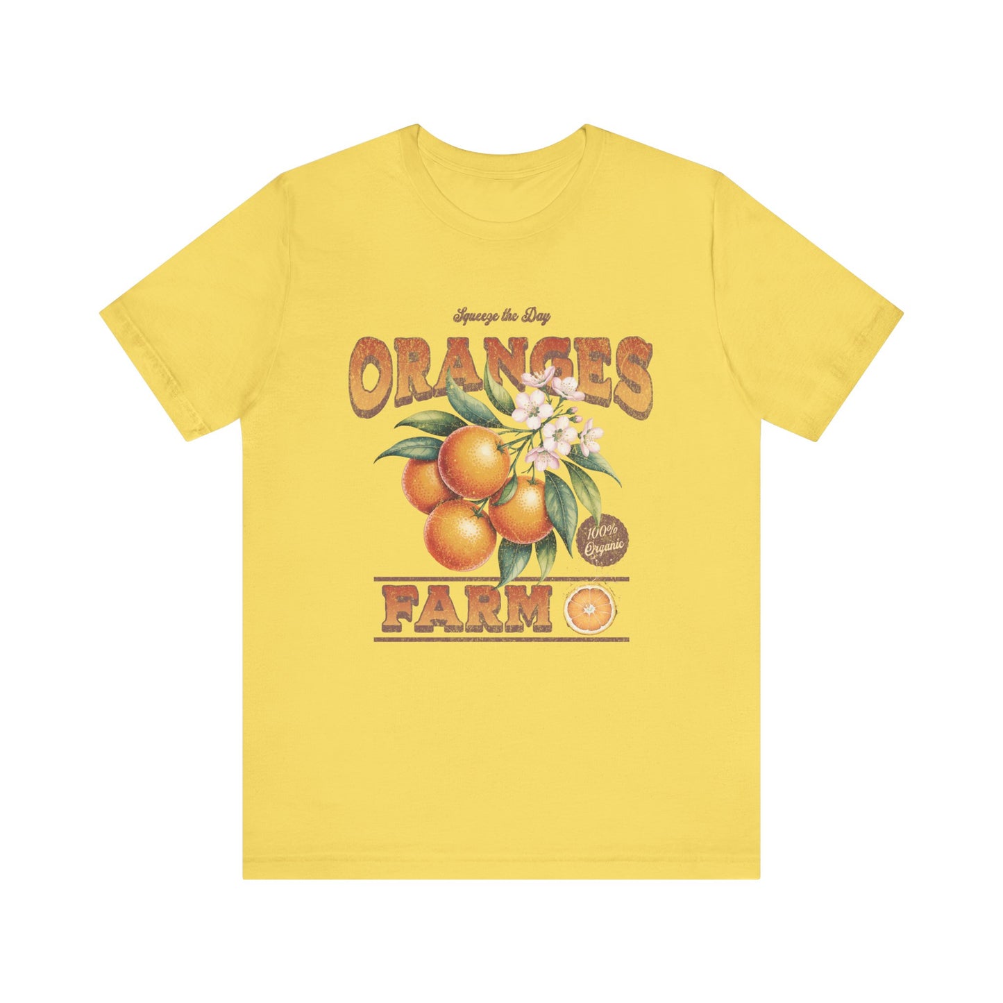 Vintage Orange Branch Unisex Tee