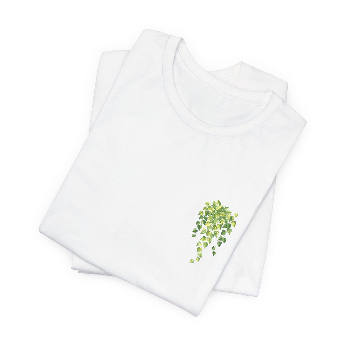 Pothos Pocket -Minimalist Vine Unisex Tee