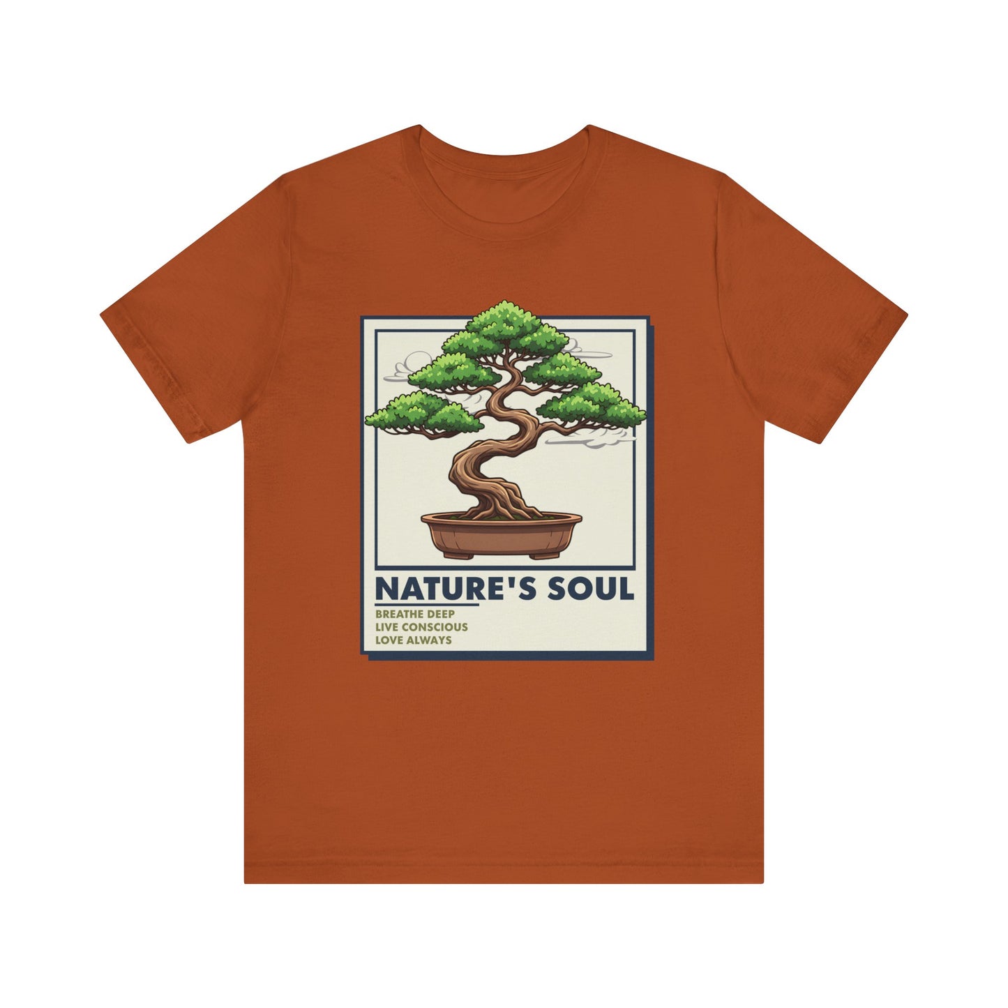 Zen Tee - Nature's Soul: Breathe Deep Short Sleeve Shirt