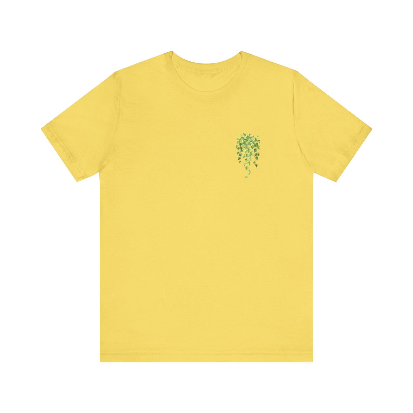 Pothos Pocket -Minimalist Vine Unisex Tee