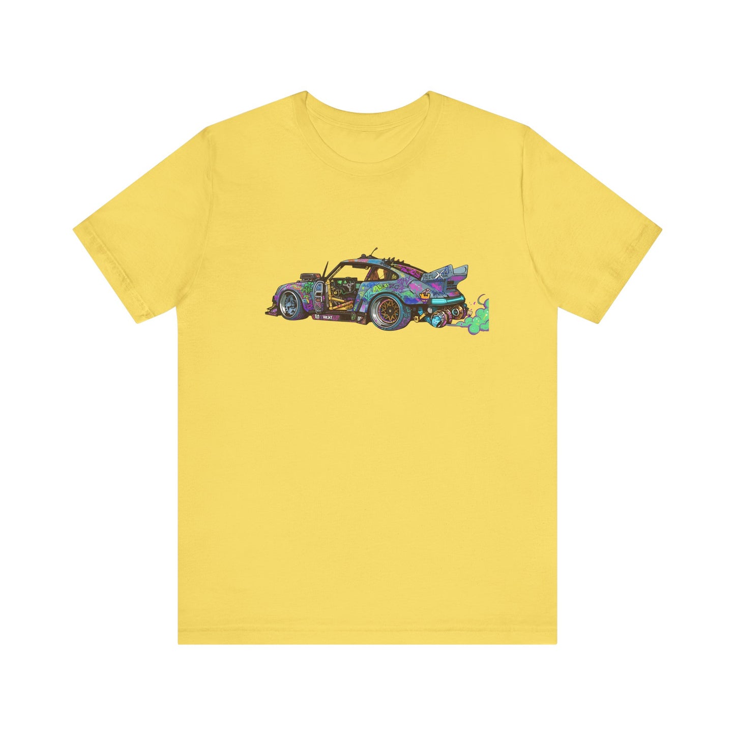 Cyberpunk Street Art Racer Unisex Tee