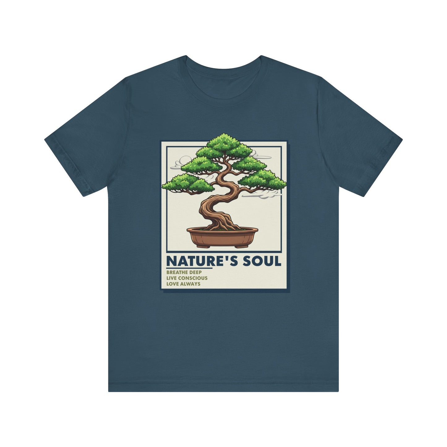 Zen Tee - Nature's Soul: Breathe Deep Short Sleeve Shirt