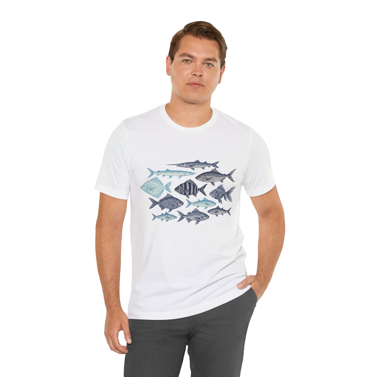 Vintage School Fish Unisex Tee