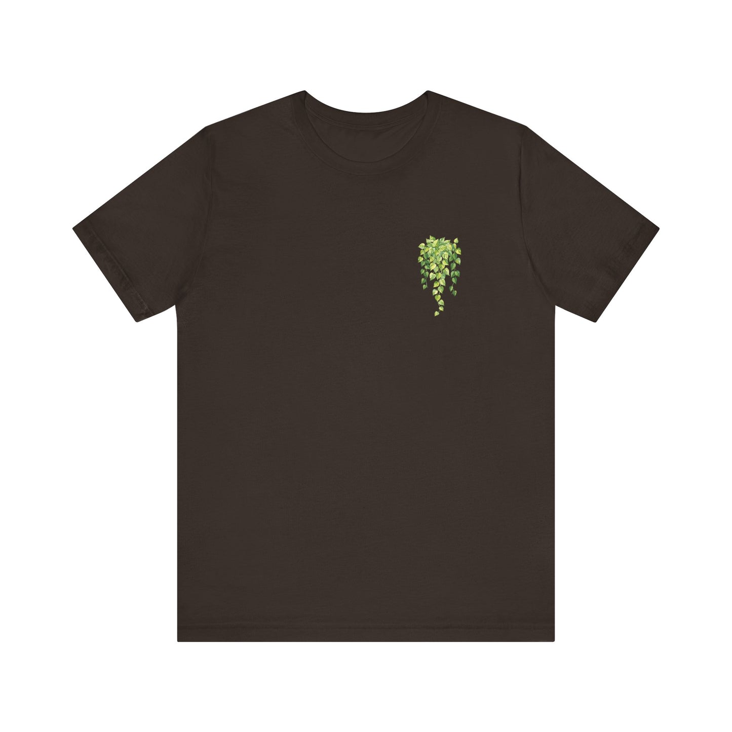 Pothos Pocket -Minimalist Vine Unisex Tee