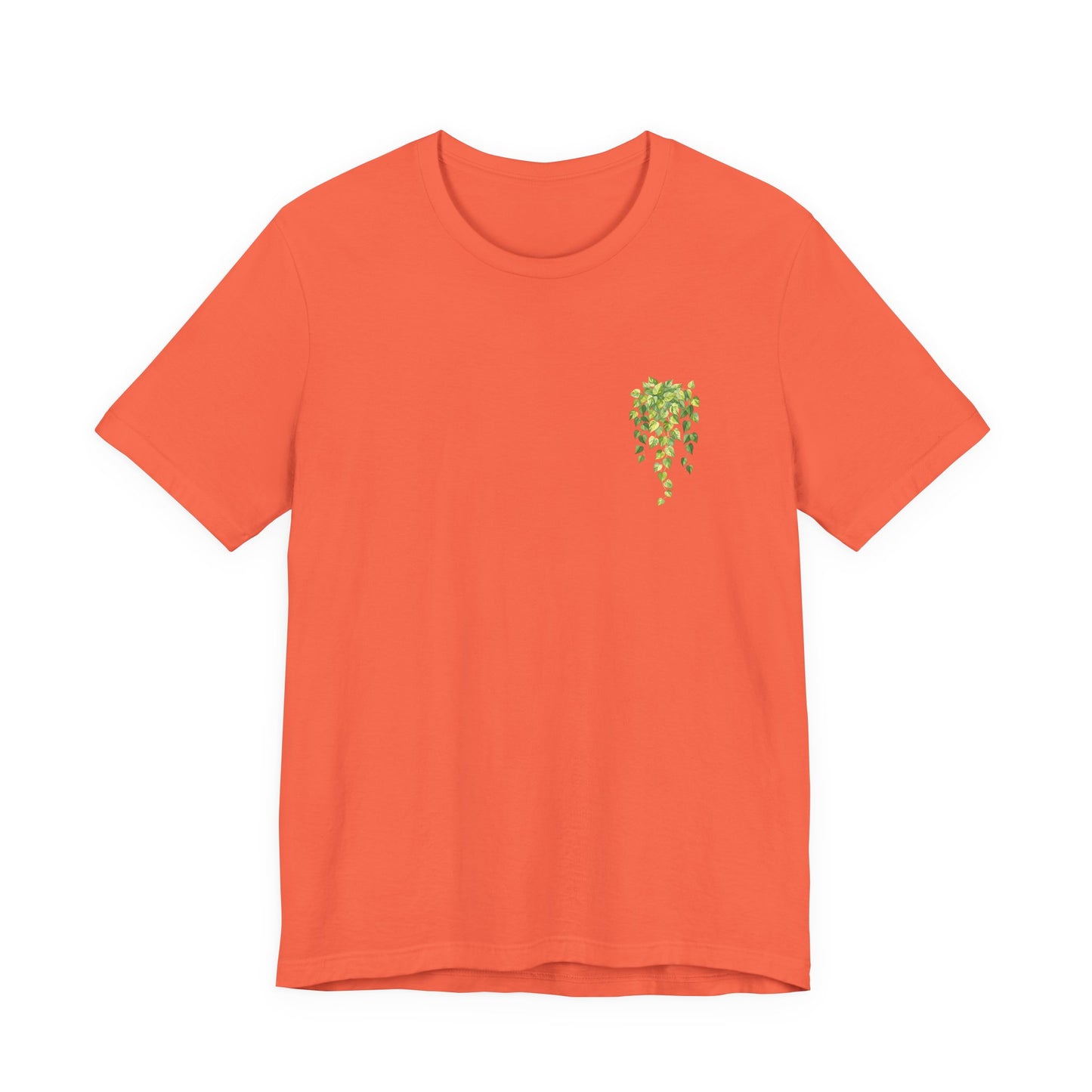 Pothos Pocket -Minimalist Vine Unisex Tee
