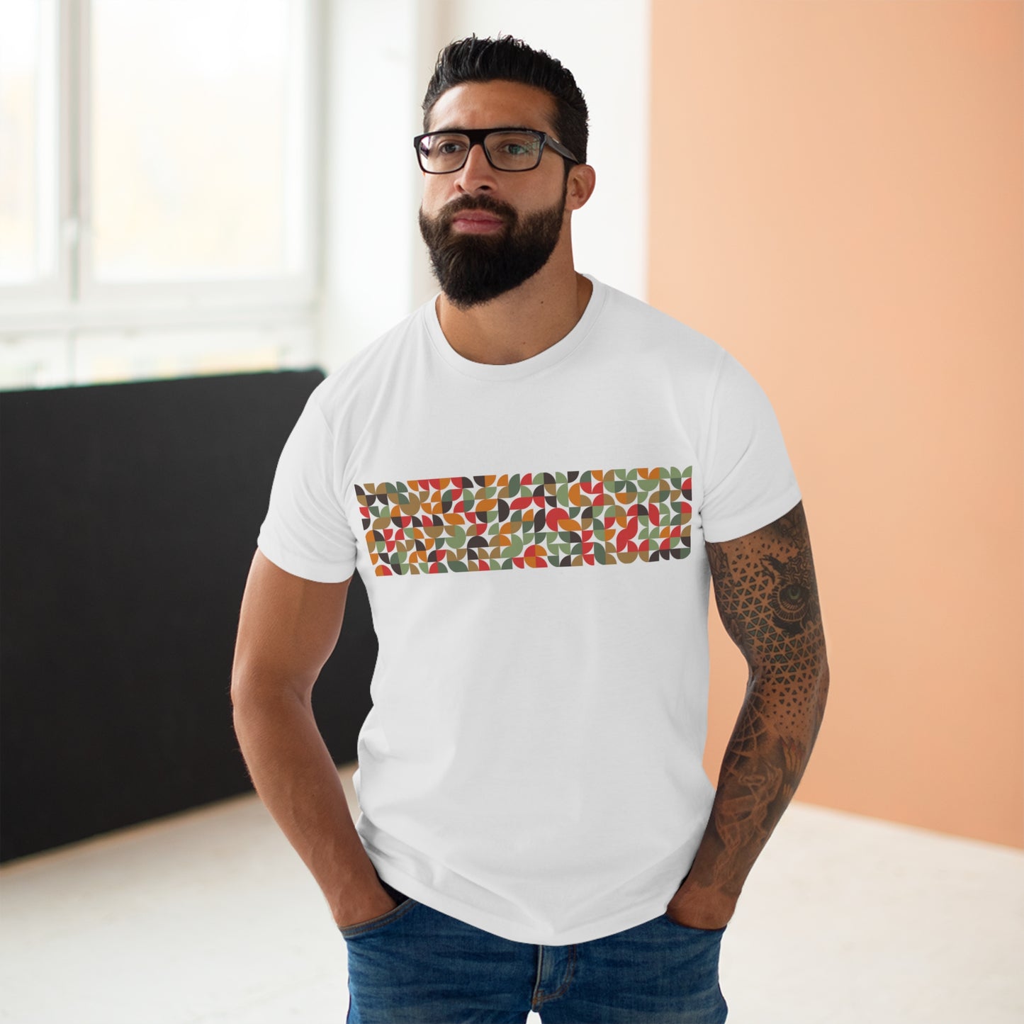 Bauhaus Pattern Unisex T-shirt