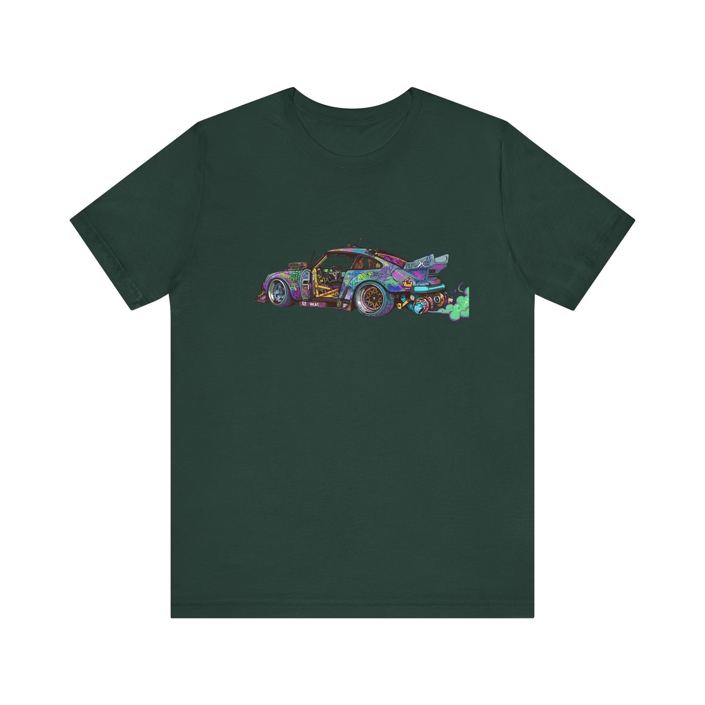 Cyberpunk Street Art Racer Unisex Tee