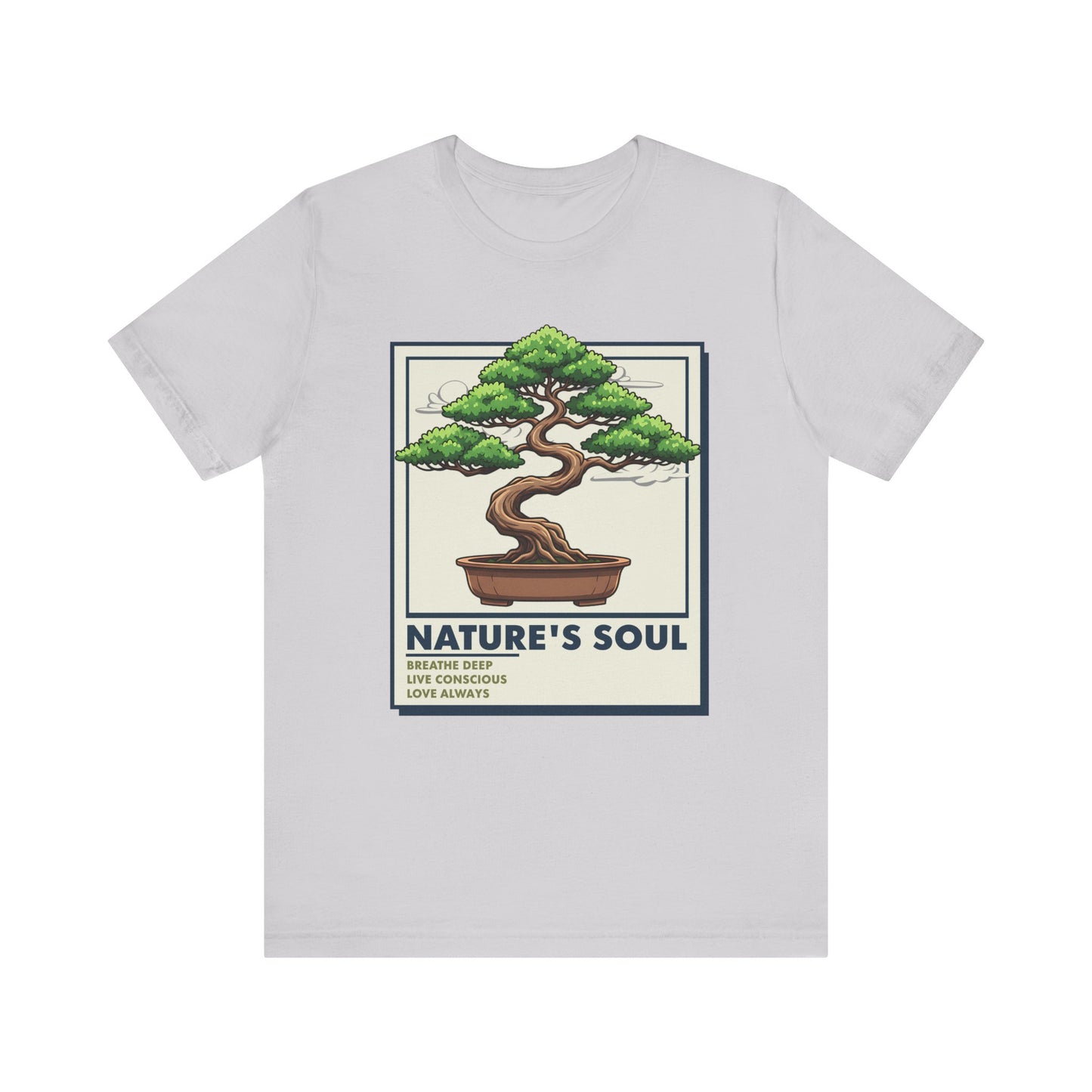 Zen Tee - Nature's Soul: Breathe Deep Short Sleeve Shirt