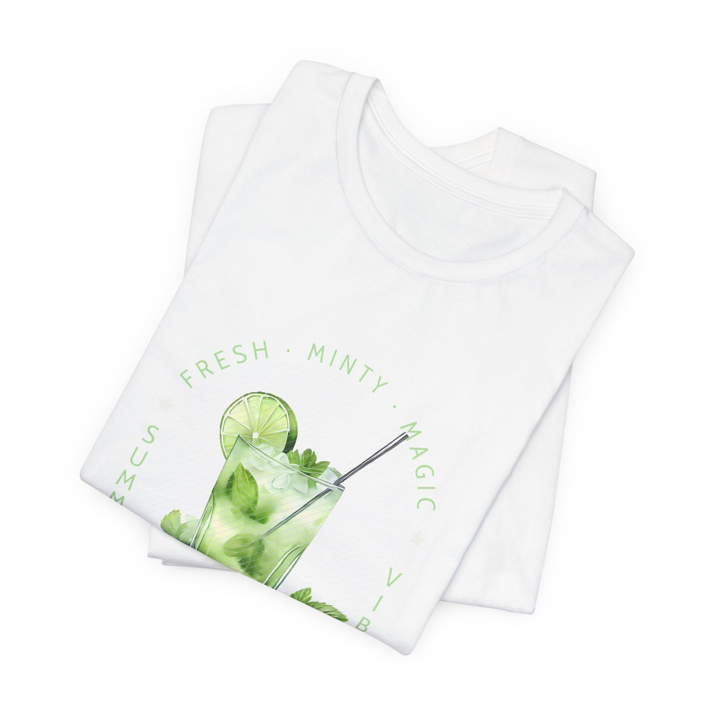 Mojito Vibes T-Shirt – Fresh, Minty, Magic | Summer Cocktail Graphic Tee